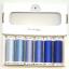 Soie 1003 - Pack 6 nuances - Bleu
