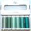 Soie 1003 - Pack 6 nuances - Vert Bleu