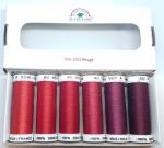 Soie 1003 - Pack 6 nuances - Rouge