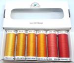 Soie 1003 - Pack 6 nuances - Orange