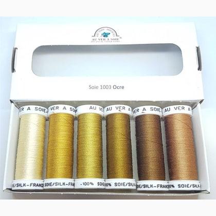 Soie 1003 - Pack 6 nuances - Ocre