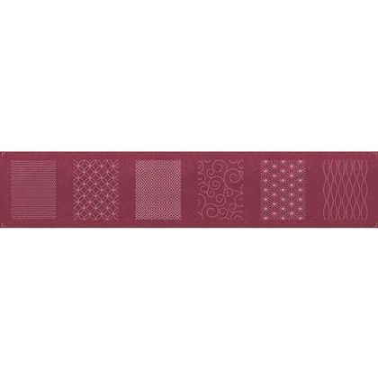 Set de 4 carrés tissés japonais - Rouge