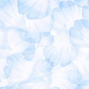 Toile Aïda imprimée à broder 5,5 pts/cm - Pétales bleus 38X46CM