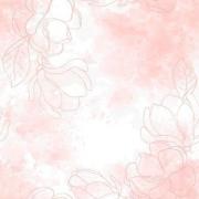 Toile Aïda imprimée à broder 5,5 pts/cm - Magnolia roses 38X46