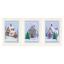 Cartes à broder : Maisons d'hiver - Set de 3