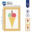 Glaces lot de 3