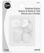 Boutons de Bande de Taille - Blanche perle