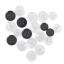 Boutons de Blouse - Blanche et noir