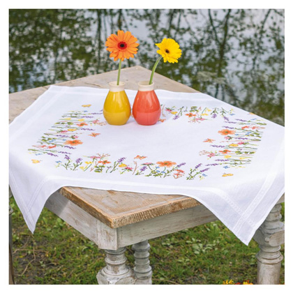 Centre de table - Lavande et fleurs des champs