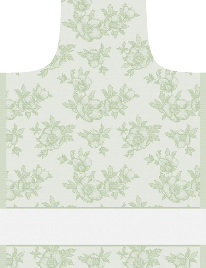 Tablier Elleboro Lurex - Vert