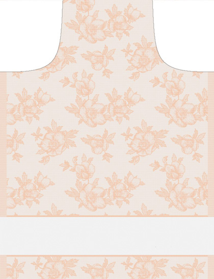 Tablier Elleboro Lurex - Pêche