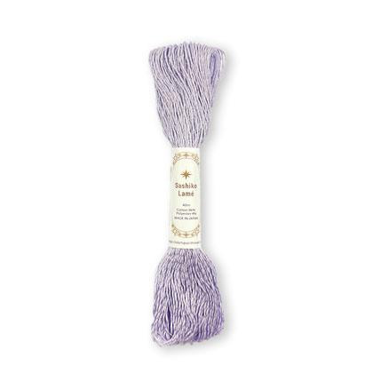 Fil Lamé pour Sashiko - Lilas