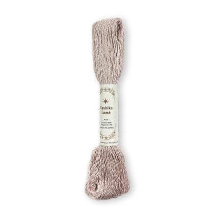 Fil Lamé pour Sashiko - Mastic