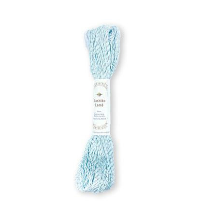 Fil Lamé pour Sashiko - Bleu Pale