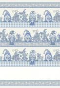 Serviette - Nisser Lurex - Bleu