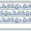 Serviette - Nisser Lurex - Bleu