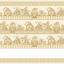 Serviette - Nisser Lurex - Jaune