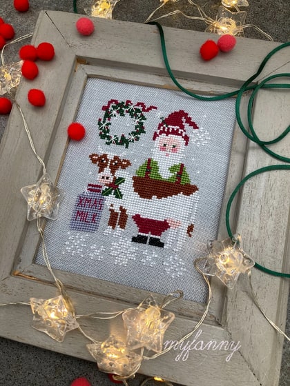Santa and Xmas Cow