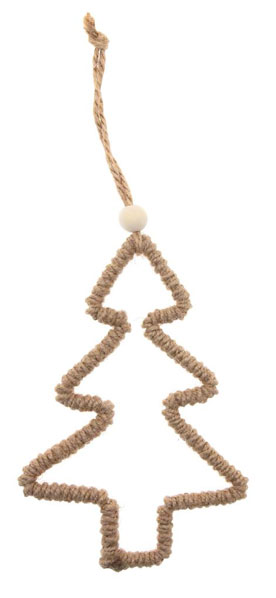 Arbre en bois et jute