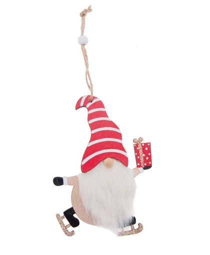 Lutins en bois avec cadeau
