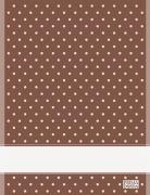 Serviette - Pois - Cacao