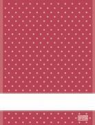 Serviette - Pois - Cerise