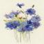 Blueflowers (Marina Lasaeva)