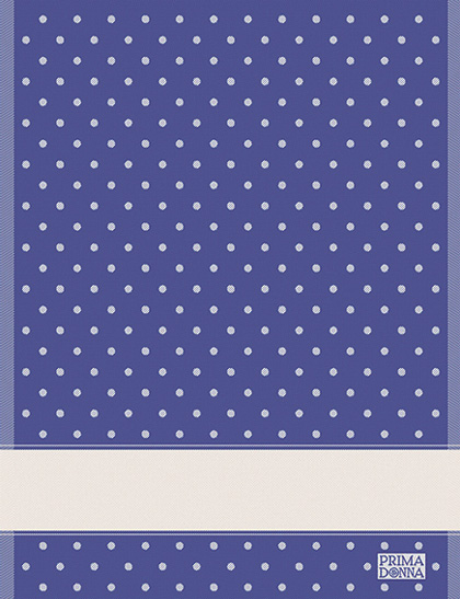 Serviette - Pois - Bleu