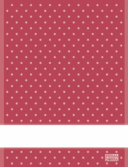 Serviette - Pois - Cerise