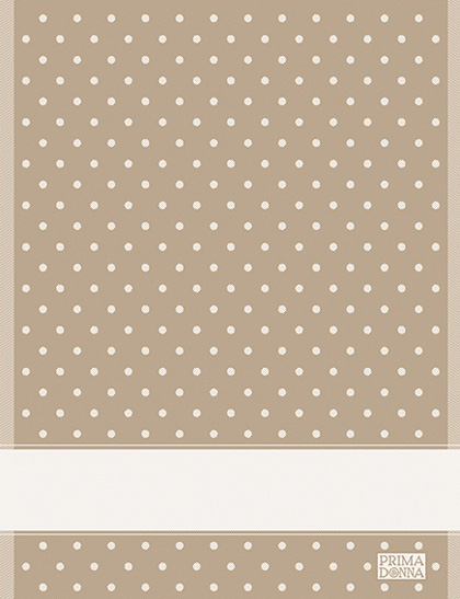Serviette - Pois - Ecru