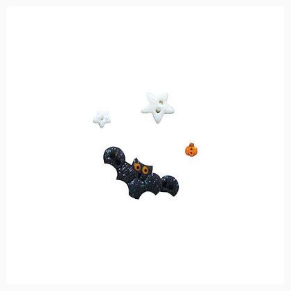 Bat Crazy Frankie button pack