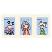 Cartes à broder : Gorjuss - Set de 3