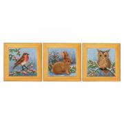 Animaux d'hiver - lot de 3