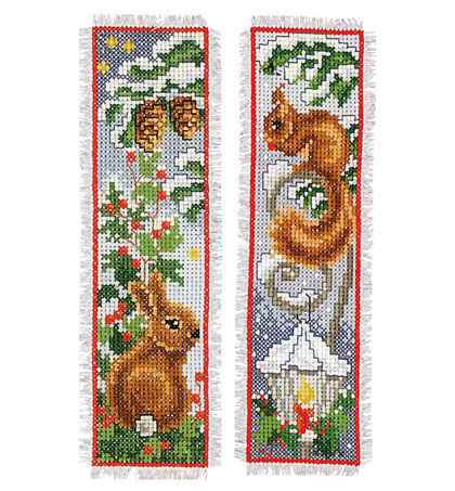 Marquepage - Lapin et écureuil (2)