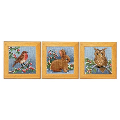 Animaux d\'hiver - lot de 3