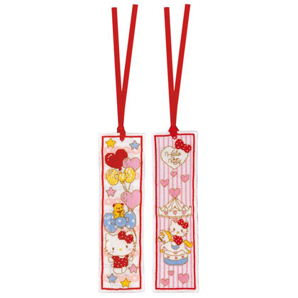 Marquepage - Hello Kitty Doodle Heart (2)