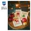 Cartes à broder : Arbres de Noël à damier - Set de 3