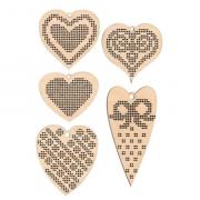 Set petites décorations - Cœurs