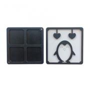 Coffret en bois - Pingouin