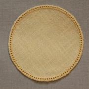 Napperon ronde - Crème Ø 12cm.