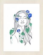 Figures florales liserons