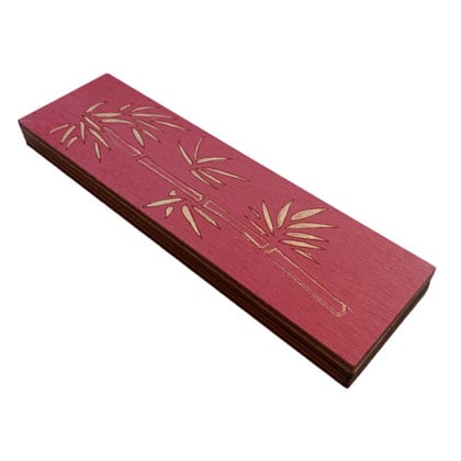 Organizer perles - Bambou - Rouge