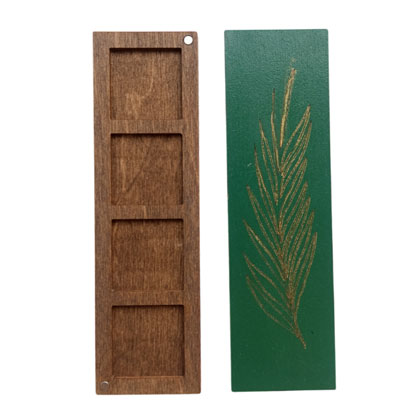 Organizer perles - Feuille - Vert