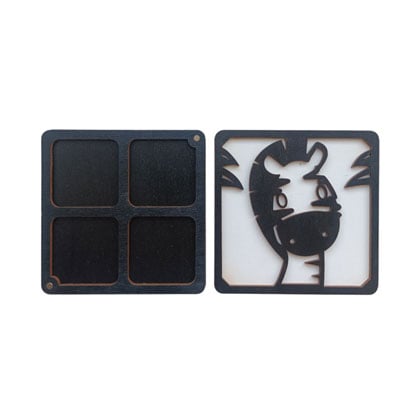 Coffret en bois - Zèbre