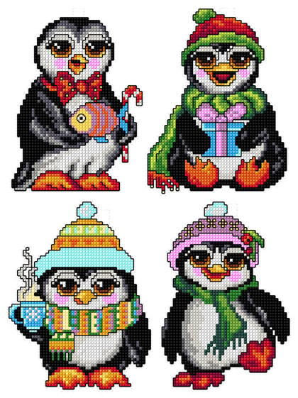 Christmas penguins (4)