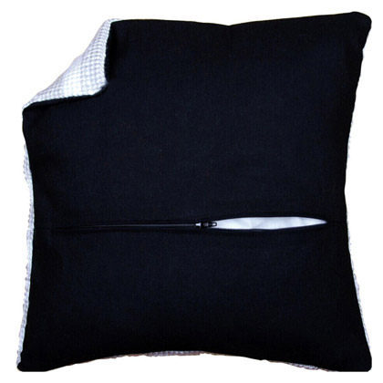 Derrière coussin avec charnière - Noir