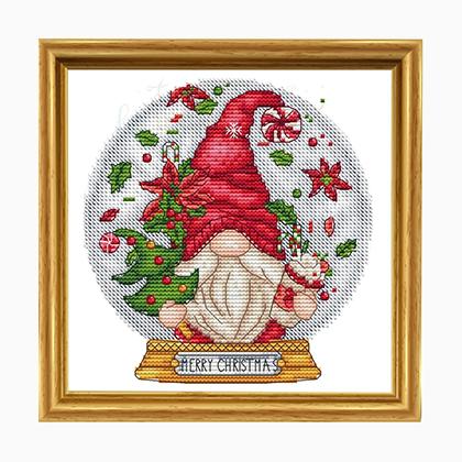 Snow Globe Christmas Gnome