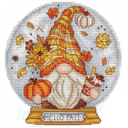 Snow Globe Fall Gnome