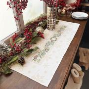 Chemin de table «Élégance hivernale» - Aida
