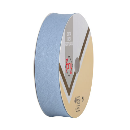 Biais Lin - Bleu clair (18 mm)